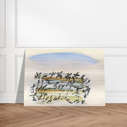 UNTITLED 4 - Henri Michaux Brushed Aluminum Print - 70x100 cm / 28x40 inches | Henri Michaux Aluminum Print | Henri Michaux Prints