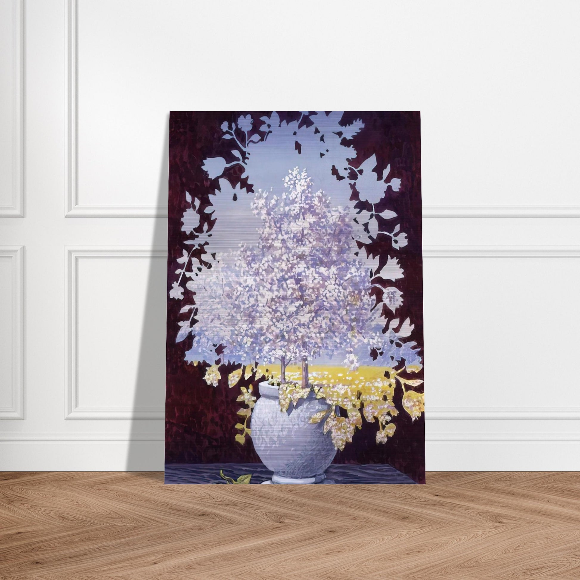 THE FLASH 1959 - Rene Magritte Brushed Aluminum Print - 70x100 cm / 28x40 inches | Rene Magritte Aluminum Print | Rene Magritte Prints