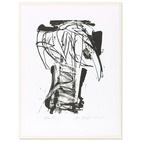 Grace Hartigan - PALM TREES FROM THE SERIES THE ARCHAICS 1966  75x100 cm / 30x40inches Fine Art Poster
