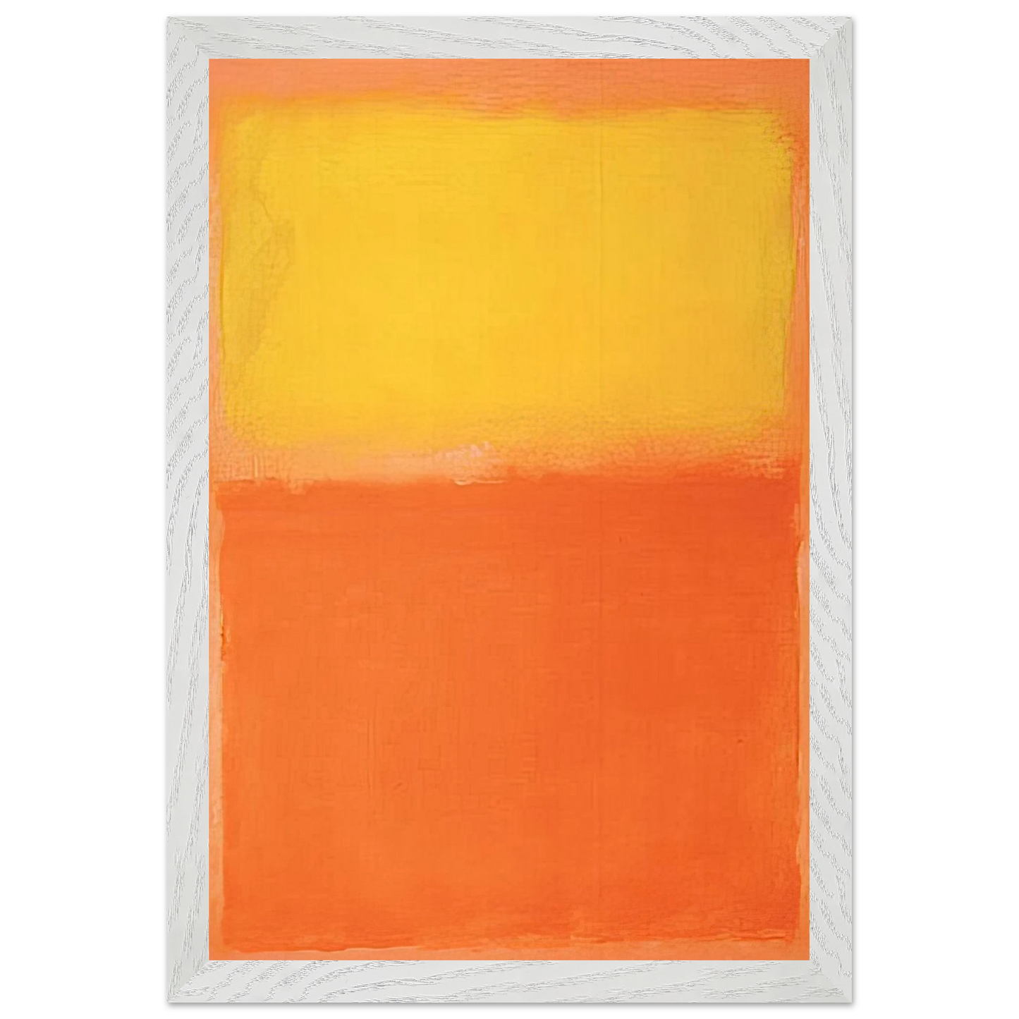 Mark Rothko - Orange and Yellow - 1956 Wall Art - 21x29.7 cm / 8x12" - Premium Wooden Framed Poster With Fine Art Paper-canvas - Wood frame