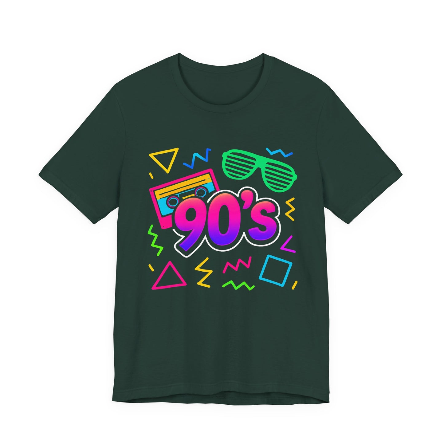 Música de la vieja escuela de los 90: ambiente arcade, clásico vintage de los 90. Camiseta retro de los 90 con la frase "Amo los años noventa".