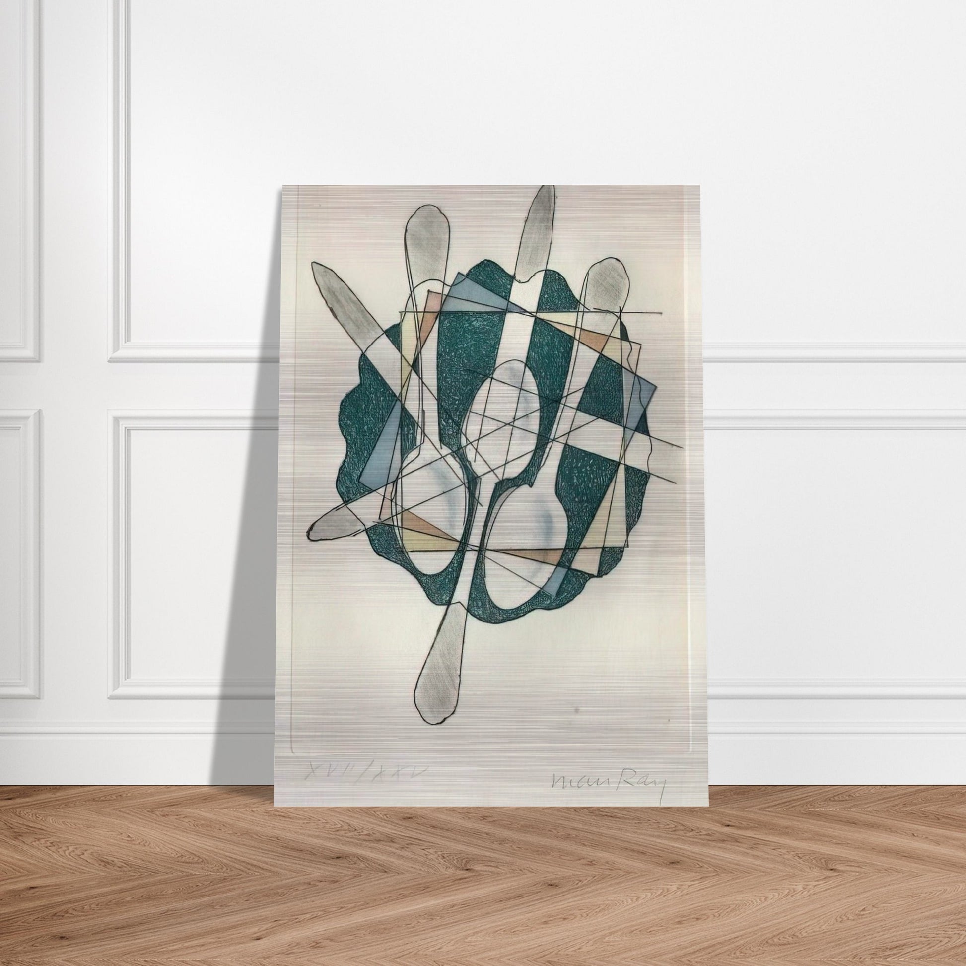 ELECTRO MAGIE - Man Ray Brushed Aluminum Print - 70x100 cm / 28x40 inches | Man Ray Aluminum Print | Man Ray Prints