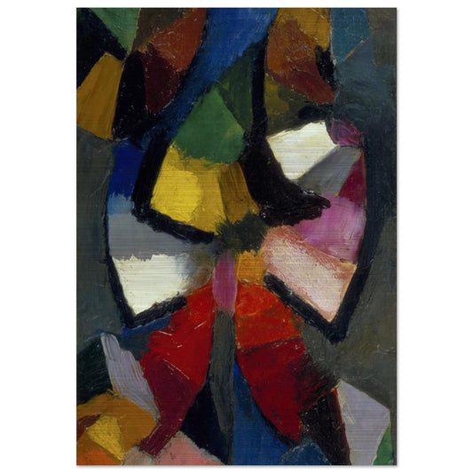 Synchromy No. 6 - 1914 - Morgan Russell Brushed Aluminum Print - 70x100 cm / 28x40 inches | Morgan Russell Aluminum Print | Morgan Russell Prints