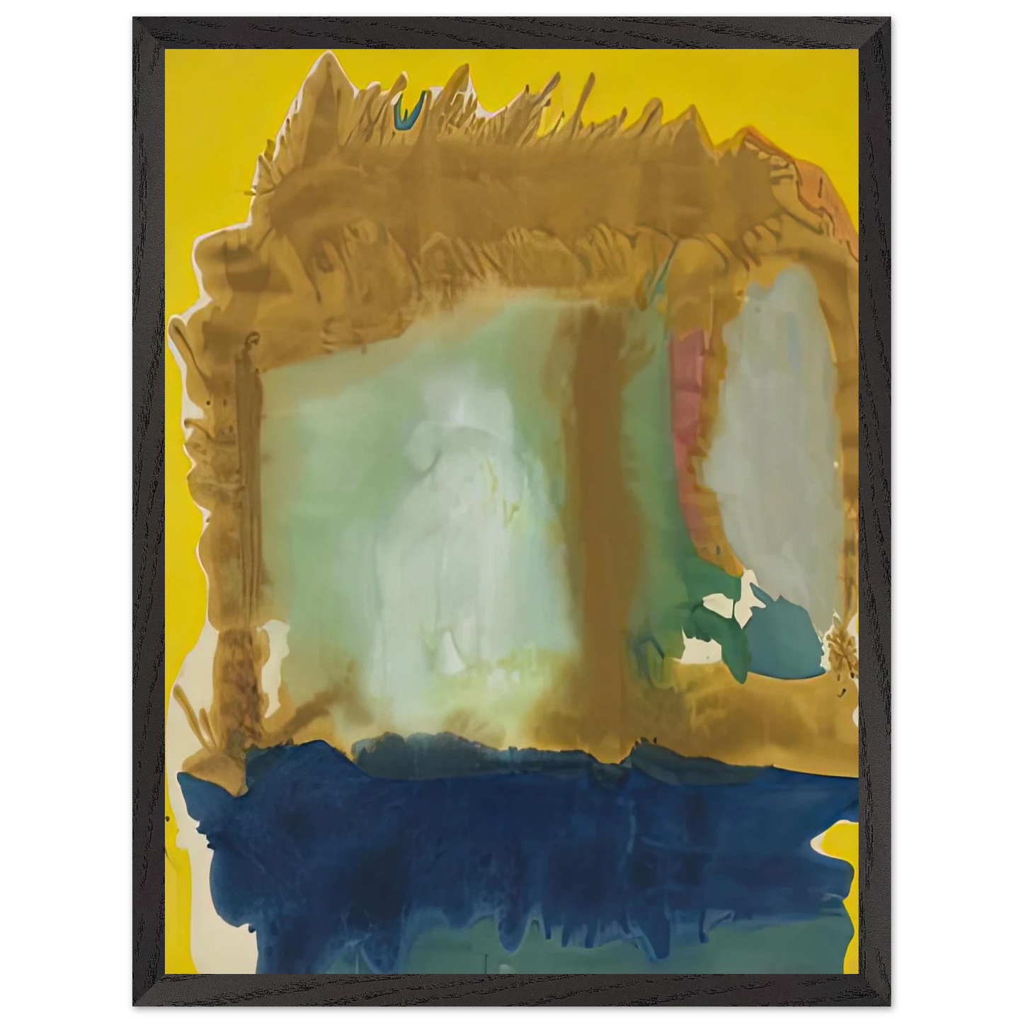 Helen Frankenthaler - Milkwood Arcade, 1963- Wall Art - 60x80 cm / 24x32 inches - Fine Art Poster-canvas - -