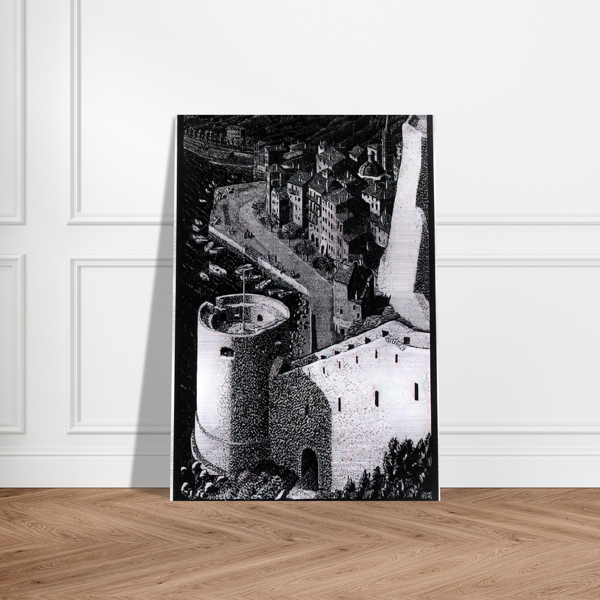 ESCHER (23) - MC Escher Brushed Aluminum Print - 70x100 cm / 28x40 inches | MC Escher Aluminum Print | MC Escher Prints