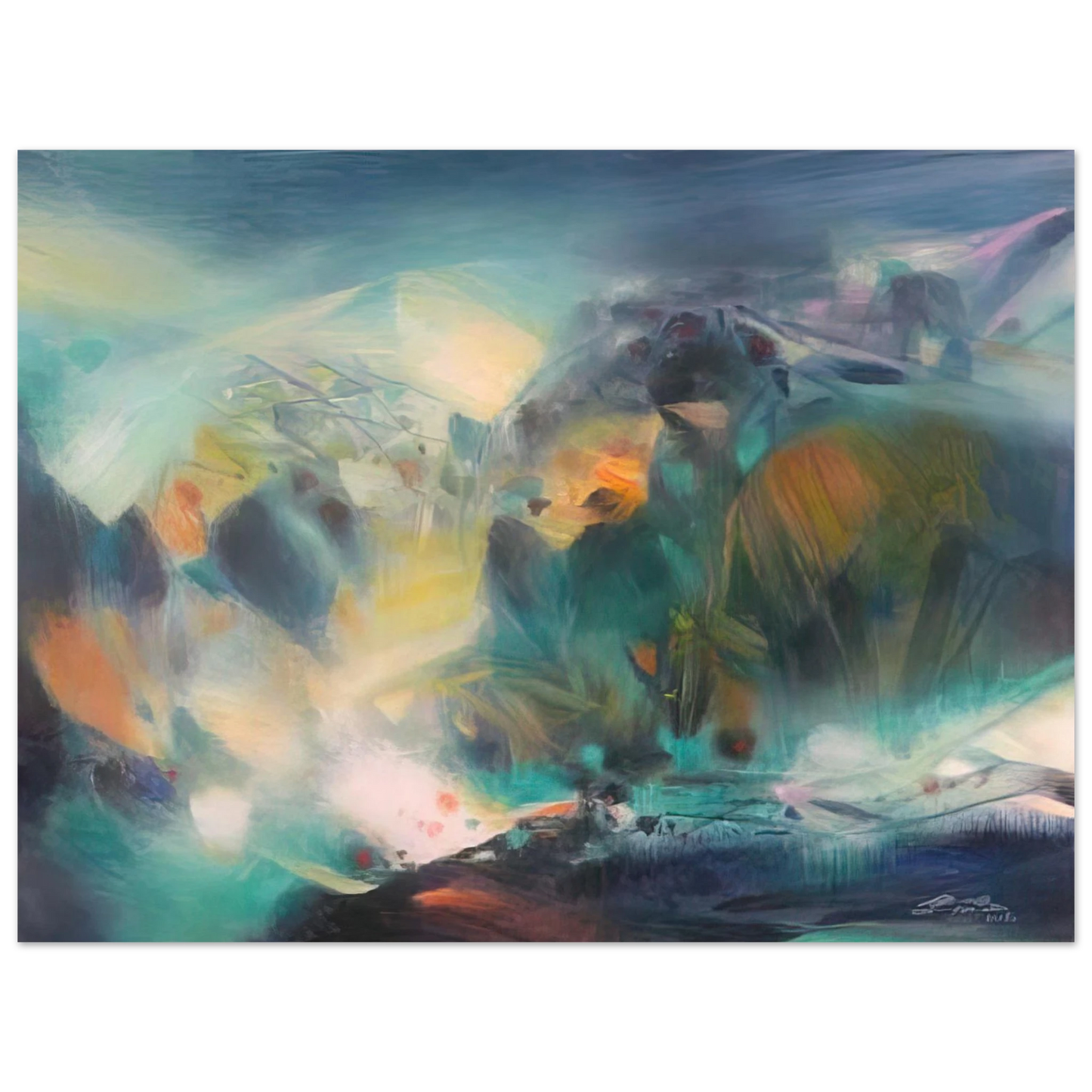 Chu teh Chun - VIVANTE S R NIT DES NEIGES 2005  75x100 cm / 30x40inches Fine Art Poster