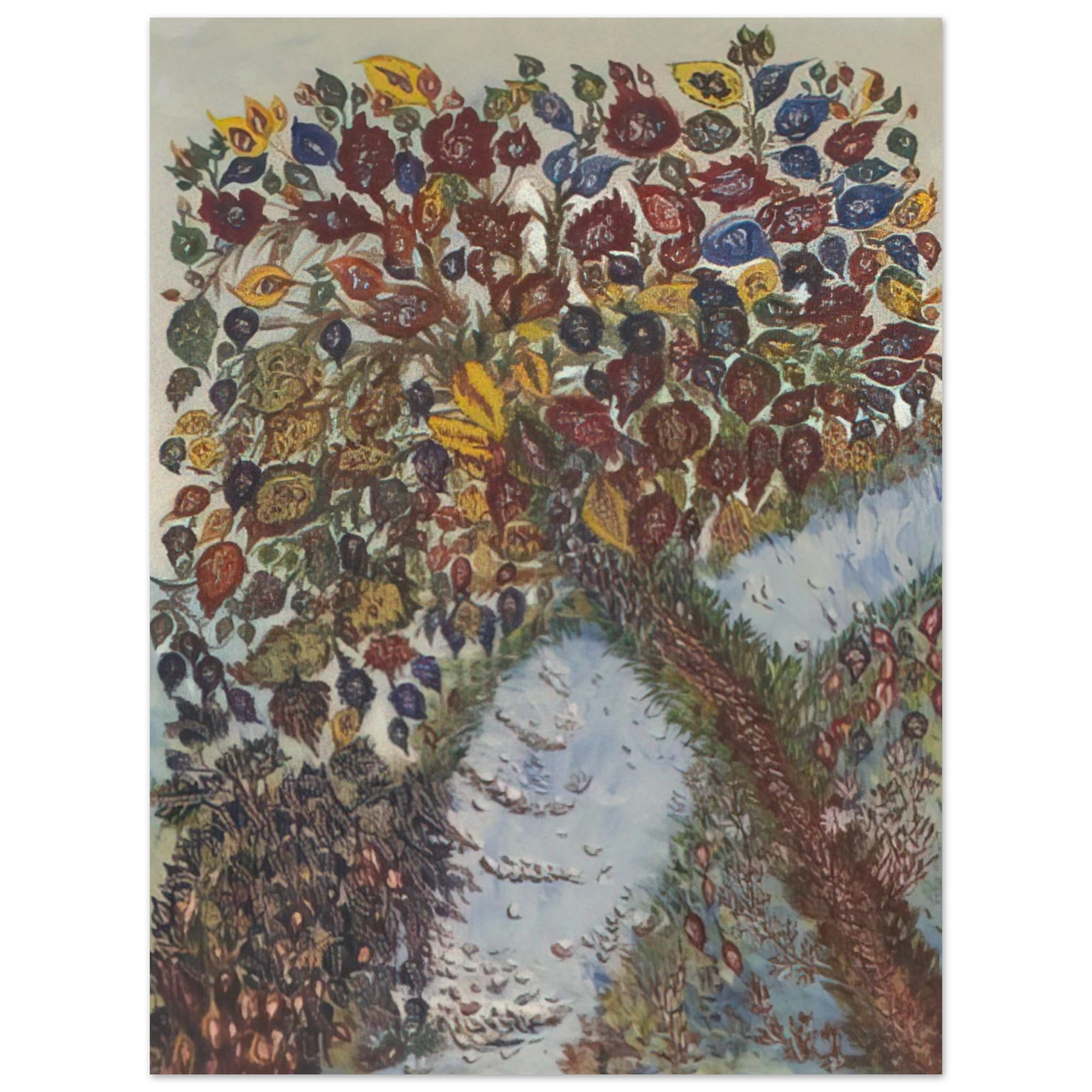 Seraphine Louis - Tree or Paradise - 1925  75x100 cm / 30x40inches Fine Art Poster