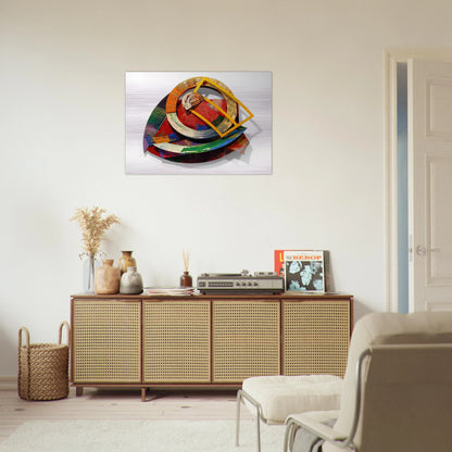 Chehaw - Sam Gilliam Brushed Aluminum Print - 70x100 cm / 28x40 inches | Sam Gilliam Aluminum Print | Sam Gilliam Prints