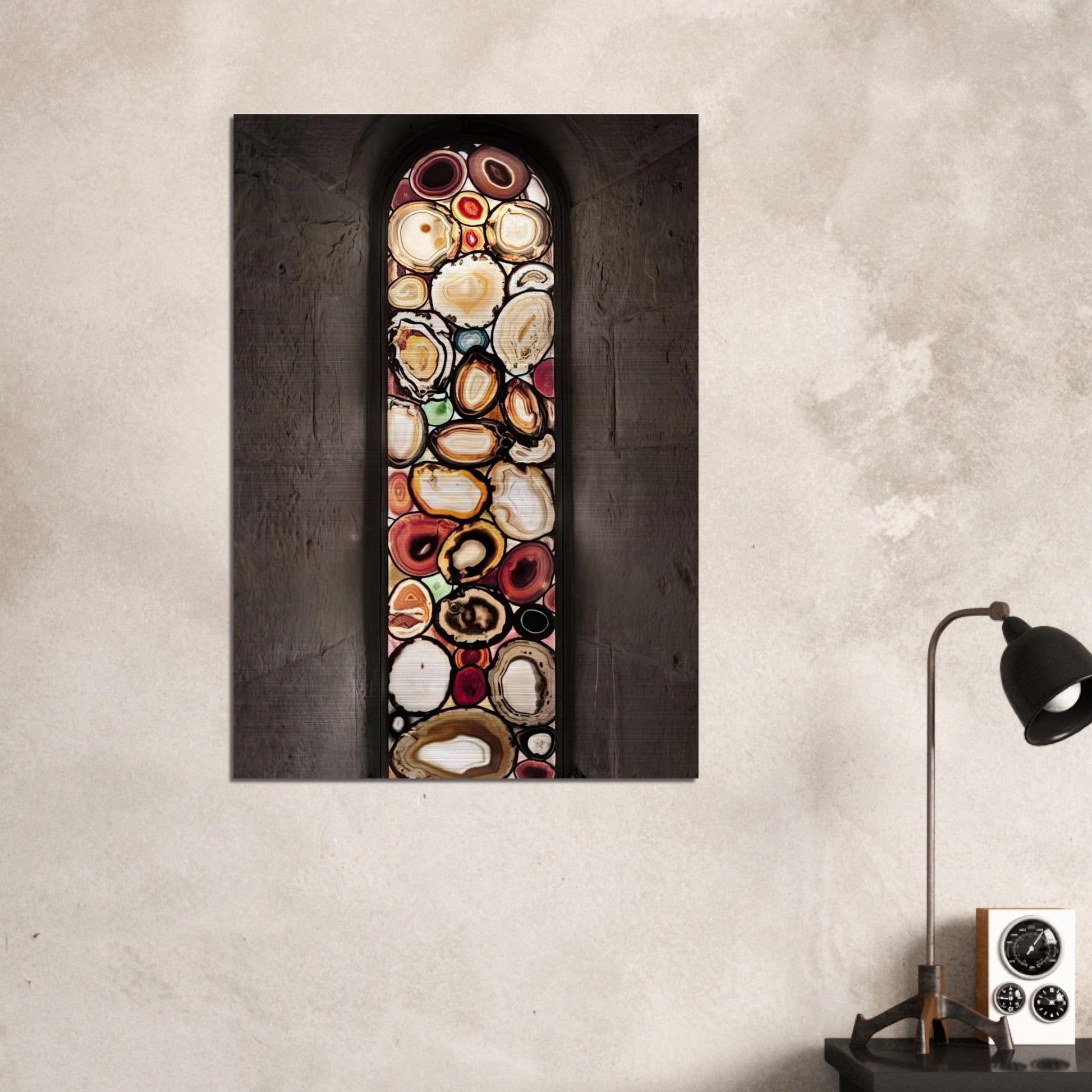 AHATFENSTER 2009 1 - Sigmar Polke Brushed Aluminum Print - 70x100 cm / 28x40 inches | Sigmar Polke Aluminum Print | Sigmar Polke Prints