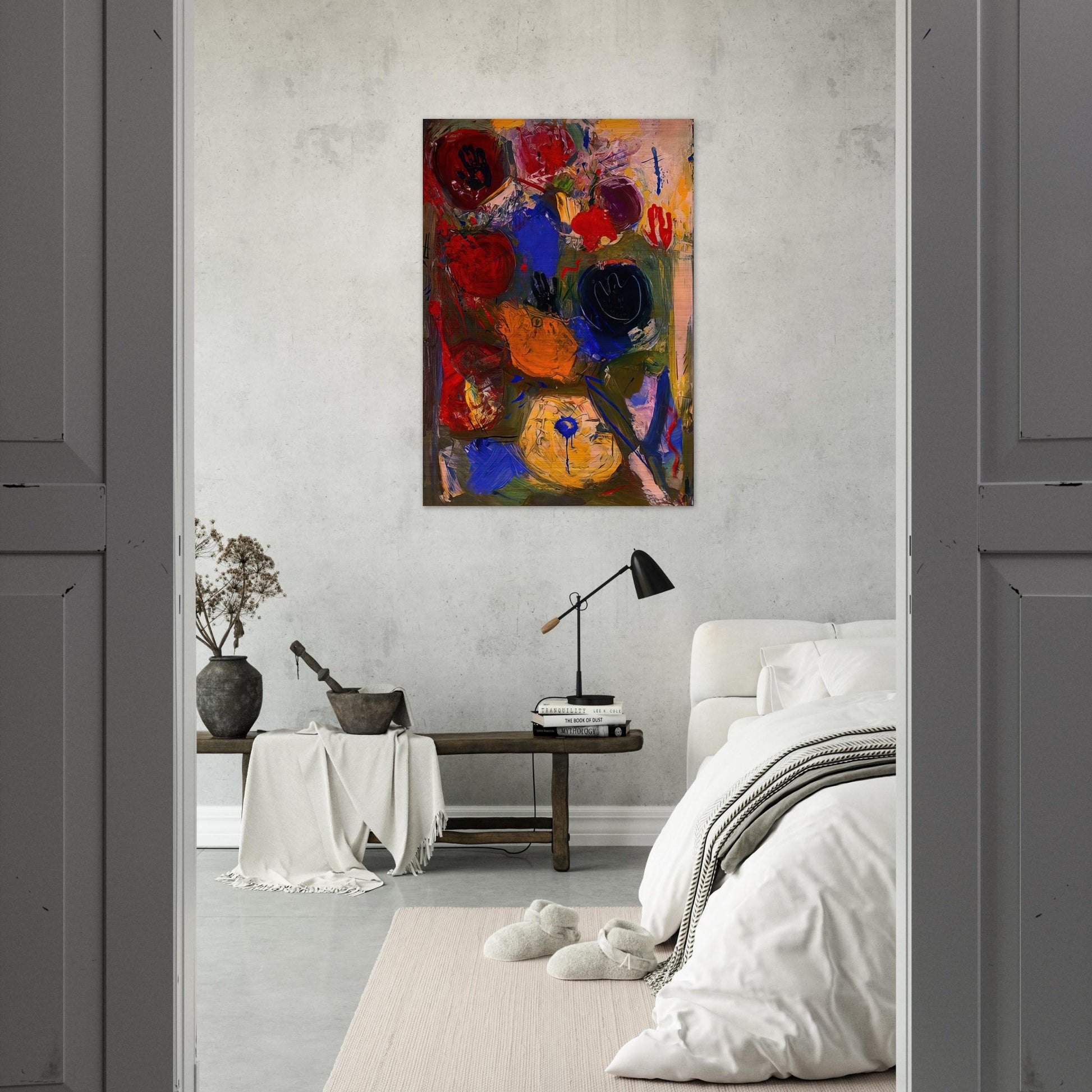The Third Hand - Hans Hofmann Brushed Aluminum Print - 70x100 cm / 28x40 inches | Hans Hofmann Aluminum Print | Hans Hofmann Prints