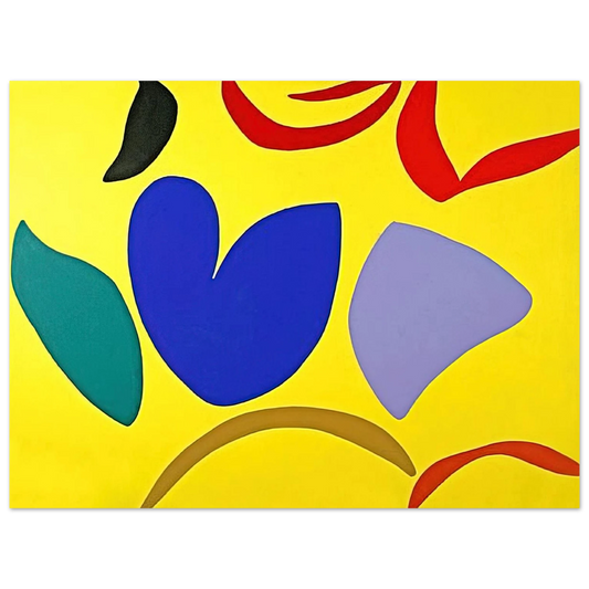 Ray Parker - M-yellow - 1965  75x100 cm / 30x40inches Fine Art Poster