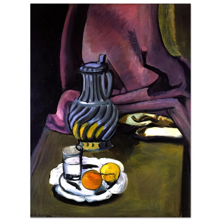 Henri Matisse - THE PEWTER JUG 1917  75x100 cm / 30x40inches Fine Art Poster