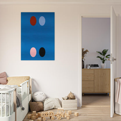 France Blue - 1965 - Thomas Downing Brushed Aluminum Print - 70x100 cm / 28x40 inches | Thomas Downing Aluminum Print | Thomas Downing Prints