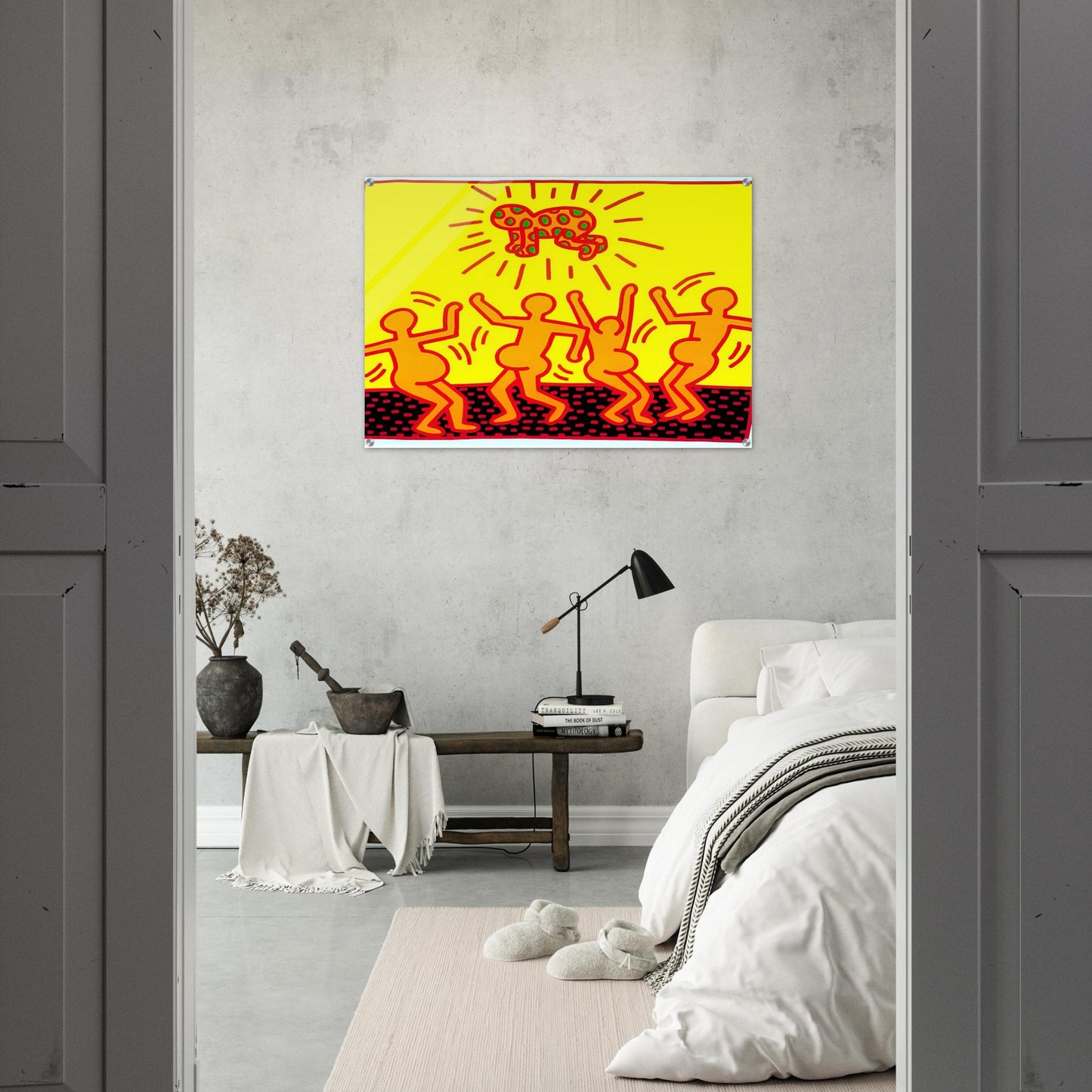 UNTITLED 1983 1 - Keith Haring Acrylic Print - 70x100 cm / 28x40″ inches