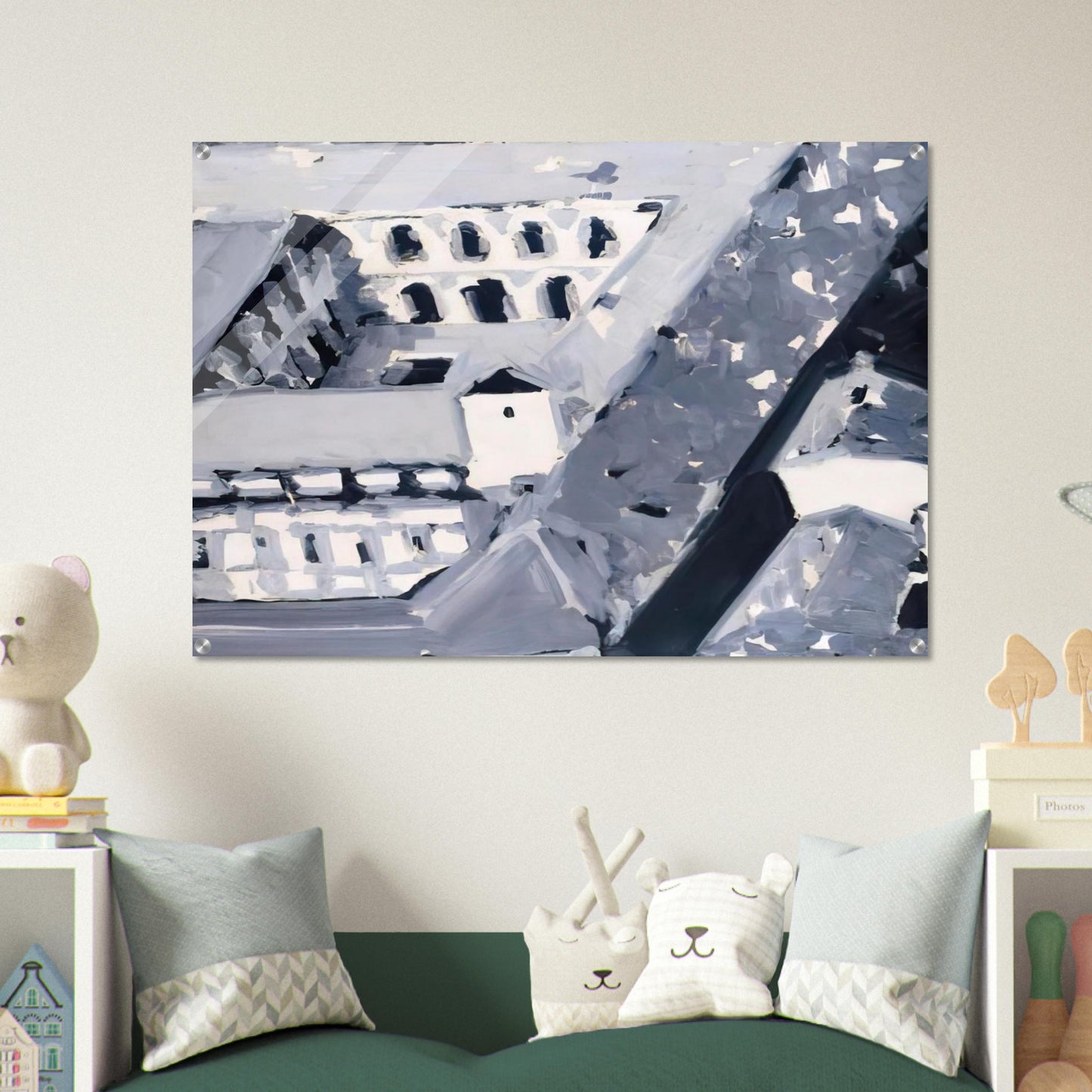TOWNSCAPE M5 1968 - Gerhard Richter Acrylic Print - 70x100 cm / 28x40″ inches