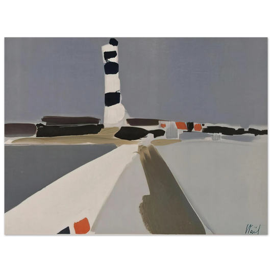 Nicolas de Stael - Le Phare - 1952 Fine Art Poster