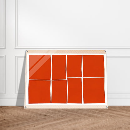 Metaesquema - Neo-Concretism - Helio Oiticica Acrylic Print - 70x100 cm / 28x40″ inches