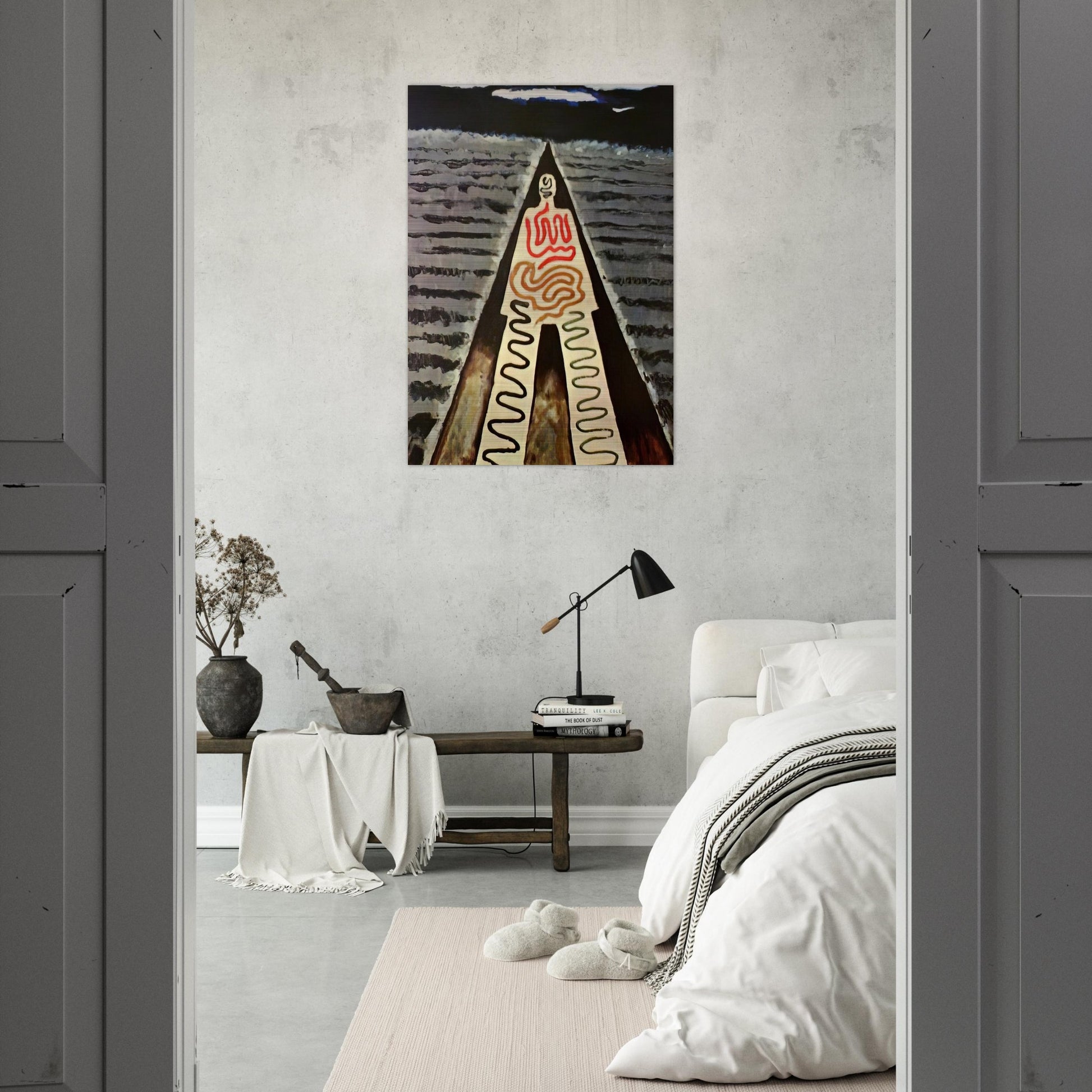 A NIGHT AT SAINT JEAN - Man Ray Brushed Aluminum Print - 70x100 cm / 28x40 inches | Man Ray Aluminum Print | Man Ray Prints