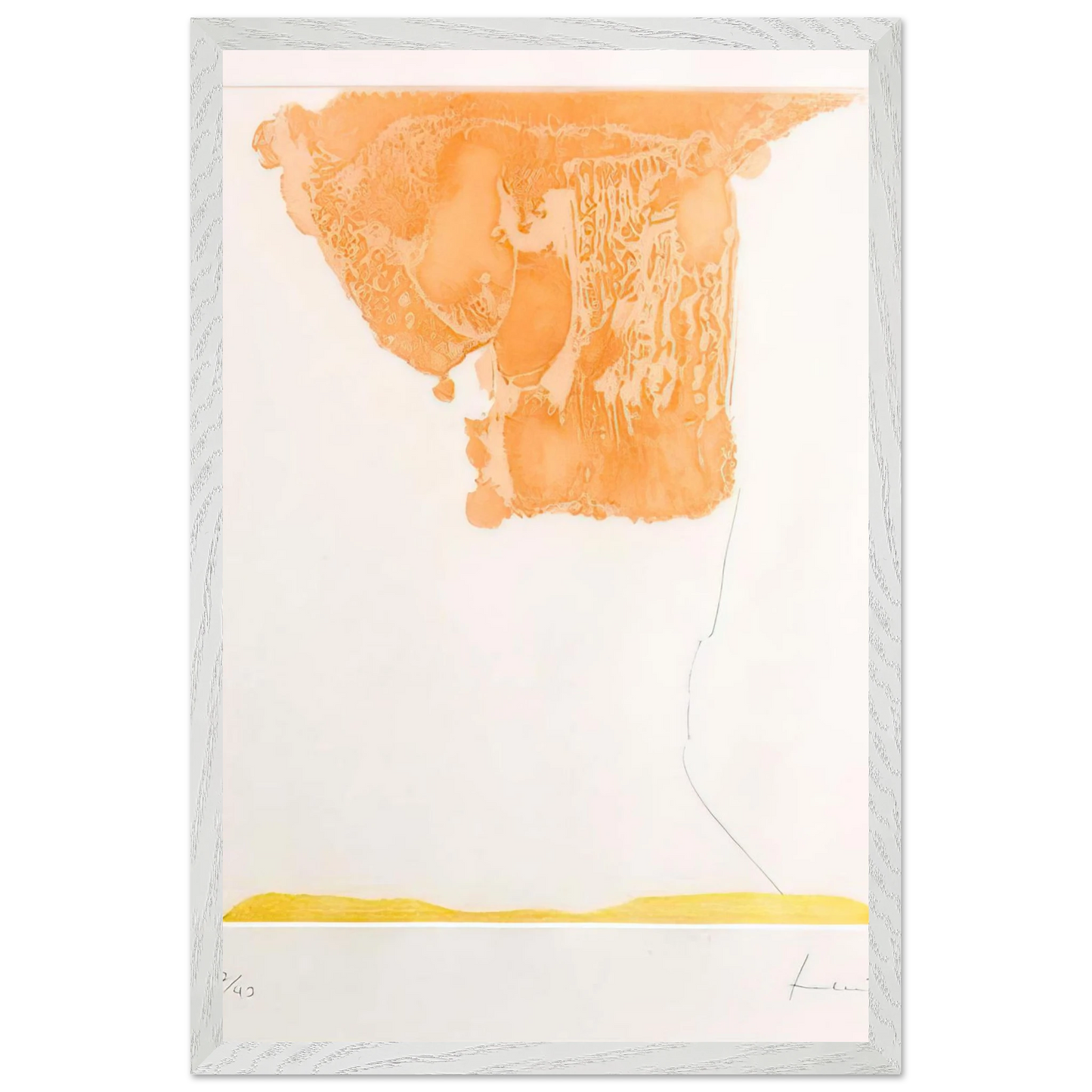Helen Frankenthaler - Pranzo Italiano - 1973 Wall art - 60x80 cm / 24x32 inches - Fine Art Poster-canvas - -