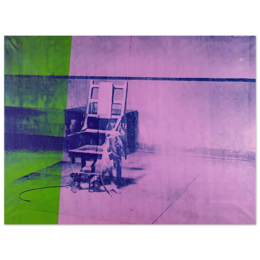Andy Warhol - Big electric chair Fine Art Poster