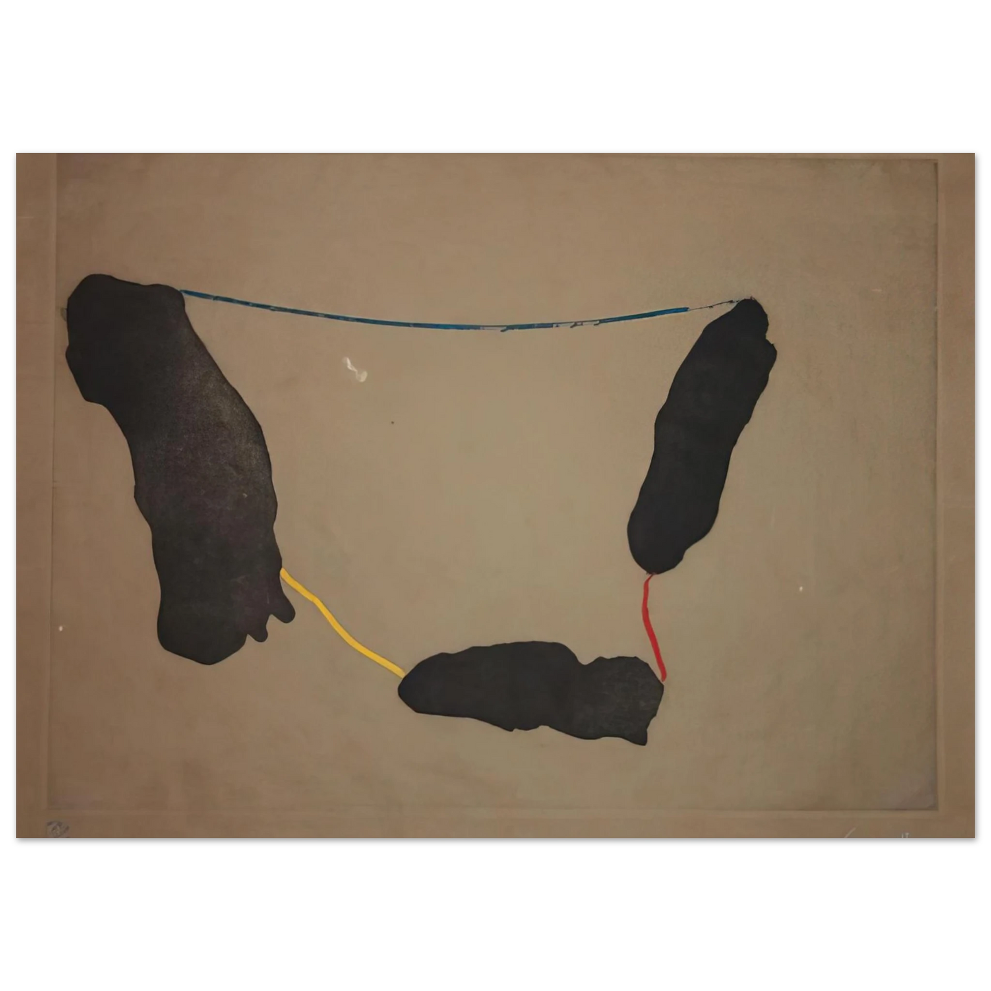 Helen Frankenthaler - Connected By Joy - 1973 Wall art - 30x45 cm / 12x18 inches - Fine Art Poster-canvas - -