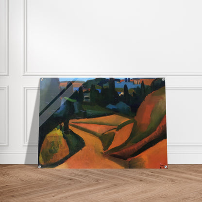 LANDSCAPE NEAR MARTIGUES 1908 - Andre Derain Acrylic Print - 70x100 cm / 28x40″ inches | Andre Derain Wall Art | Andre Derain Prints