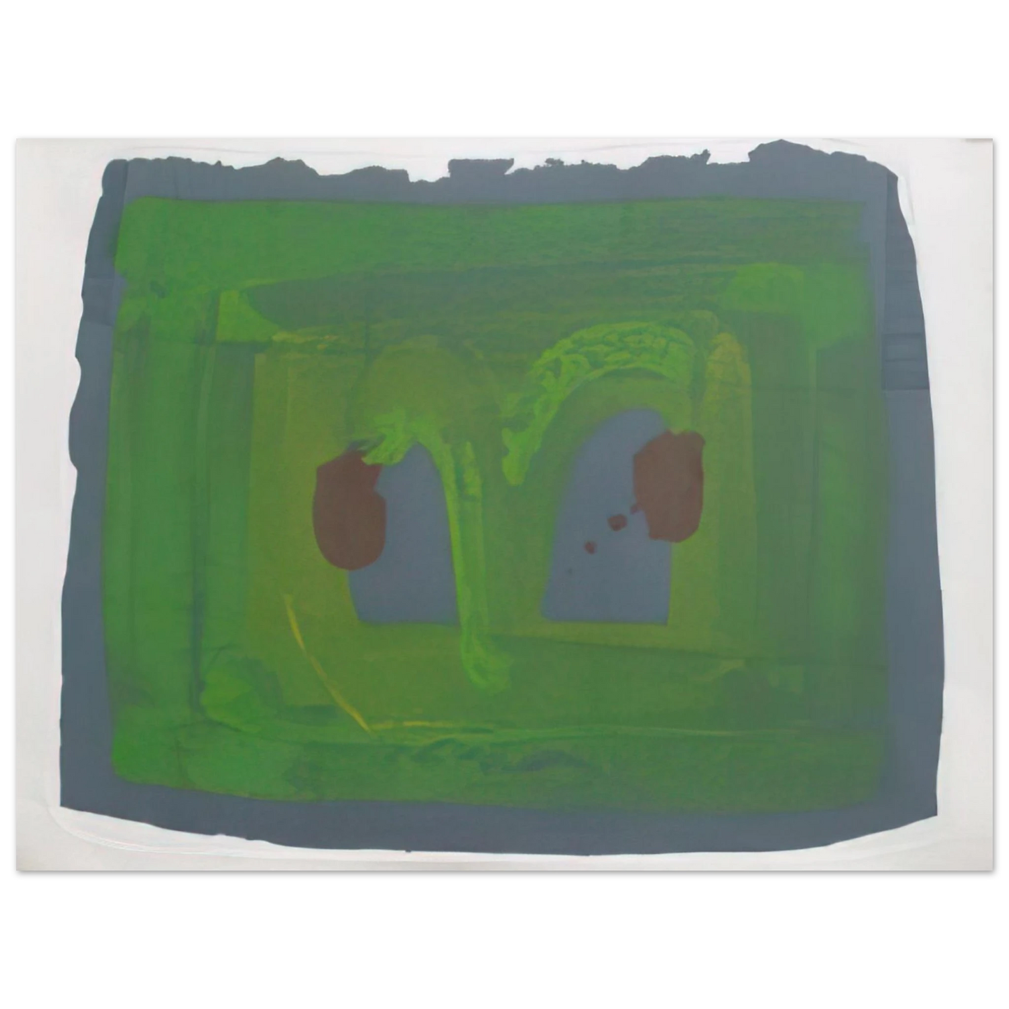 Howard Hodgkin - Lotus - 1980  75x100 cm / 30x40inches Fine Art Poster