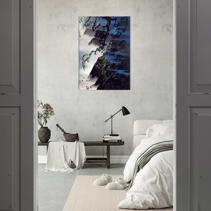 Sea Wind and Fog - Eyvind Earle Brushed Aluminum Print - 70x100 cm / 28x40 inches | Eyvind Earle Aluminum Print | Eyvind Earle Prints