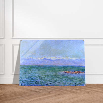 The Sea and the Alps - claude monet Acrylic Print - 70x100 cm / 28x40″ inches | claude monet Wall Art | claude monet Prints