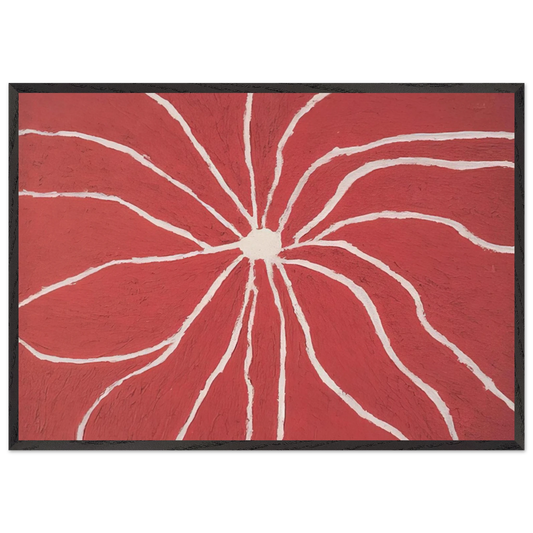 The Spider - 1970 - Forrest Bess 70x100 cm / 28x40 inches Framed Art Print – Black Wooden Frame