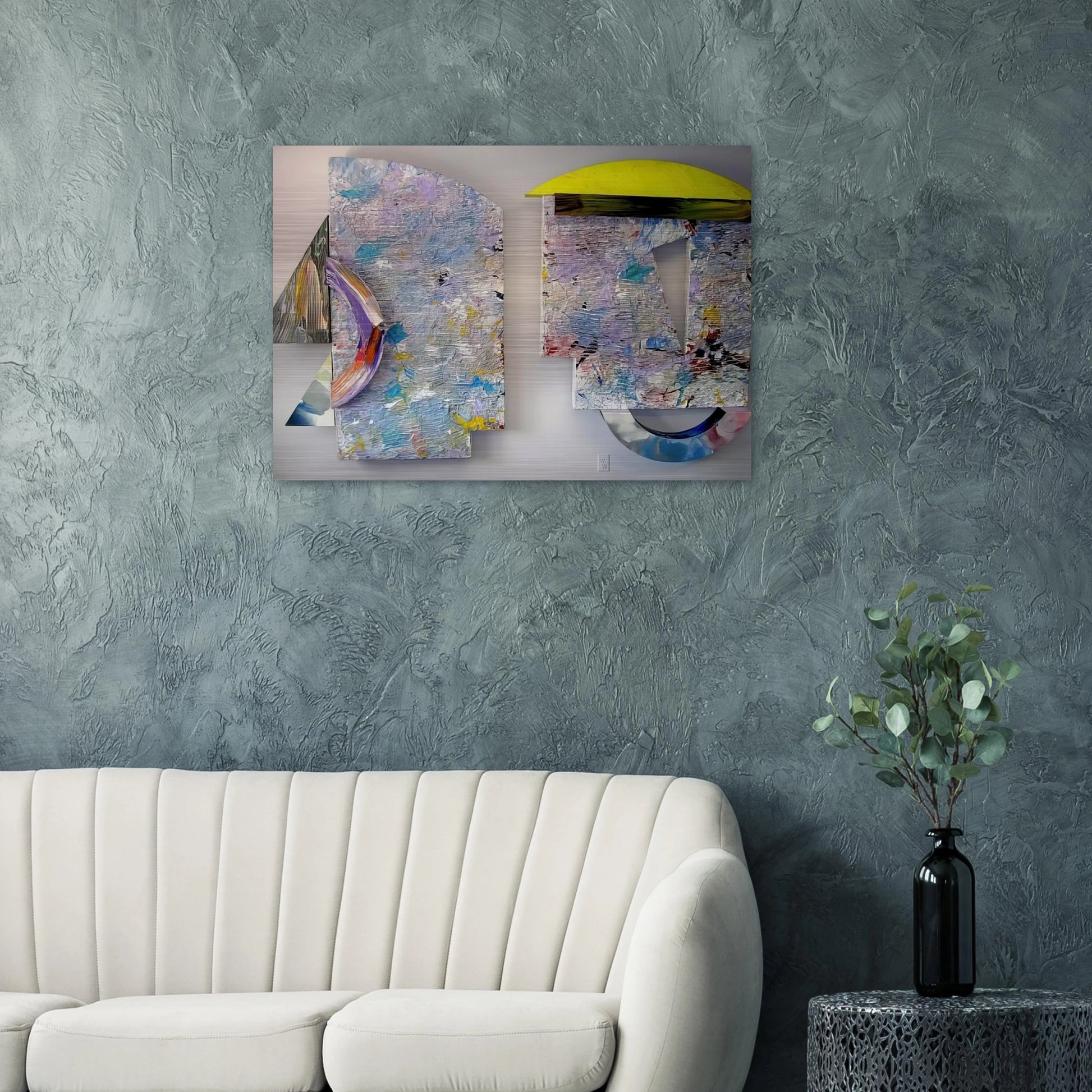 Ibis - Sam Gilliam Brushed Aluminum Print - 70x100 cm / 28x40 inches | Sam Gilliam Aluminum Print | Sam Gilliam Prints