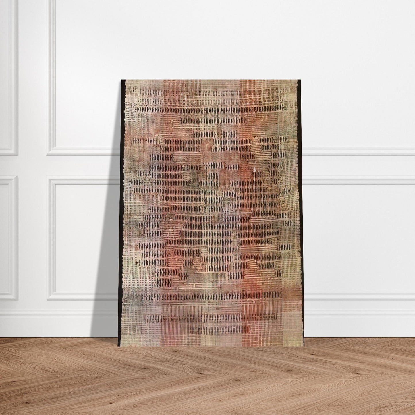 DEVELOPMENT IN ROSE II 1952 - Anni Albers Brushed Aluminum Print - 70x100 cm / 28x40 inches | Anni Albers Aluminum Print | Anni Albers Prints