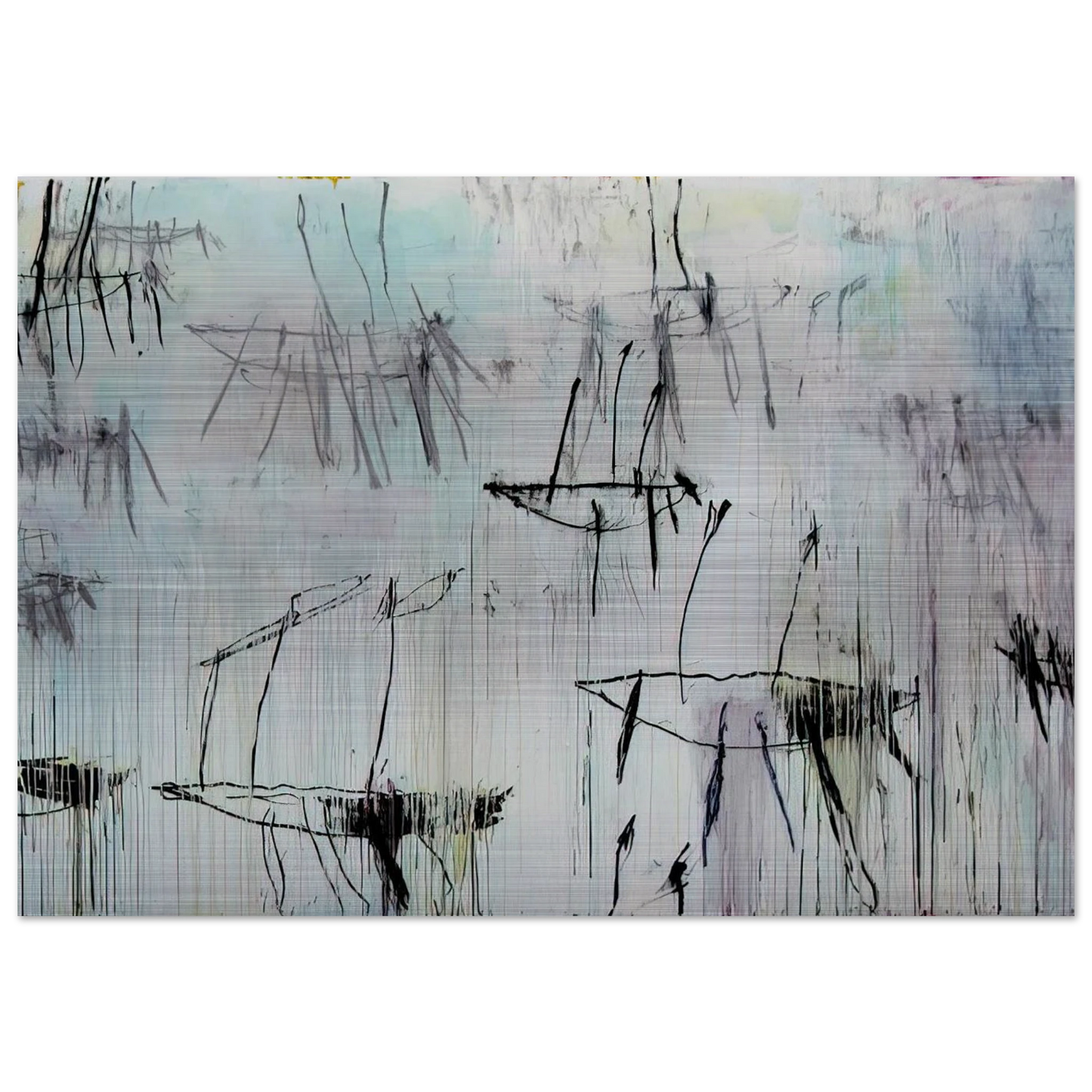 Lepanto, Part V - Cy Twombly Brushed Aluminum Print - 70x100 cm / 28x40 inches | Cy Twombly Aluminum Print | Cy Twombly Prints