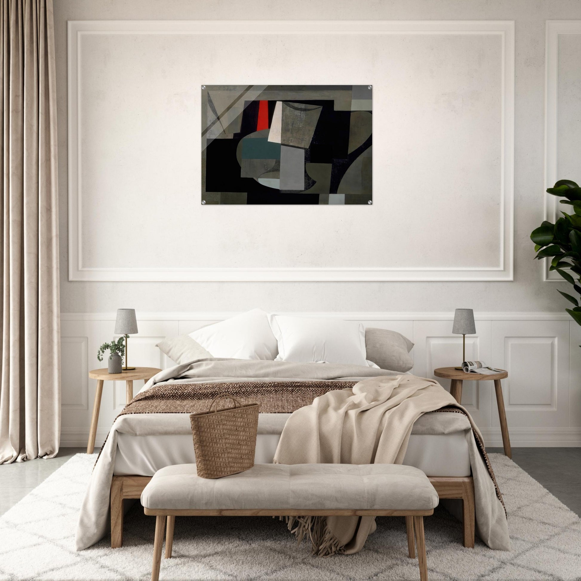 1934-6 painting - still life - 1936 - Ben Nicholson Acrylic Print - 70x100 cm / 28x40″ inches | Ben Nicholson Wall Art | Ben Nicholson Prints
