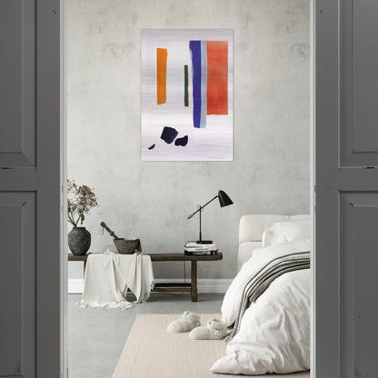 UNTITLED 1978 - Esteban Vicente Brushed Aluminum Print - 70x100 cm / 28x40 inches | Esteban Vicente Aluminum Print | Esteban Vicente Prints