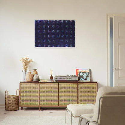 La Notte - Sam Francis Brushed Aluminum Print - 70x100 cm / 28x40 inches | Sam Francis Aluminum Print | Sam Francis Prints