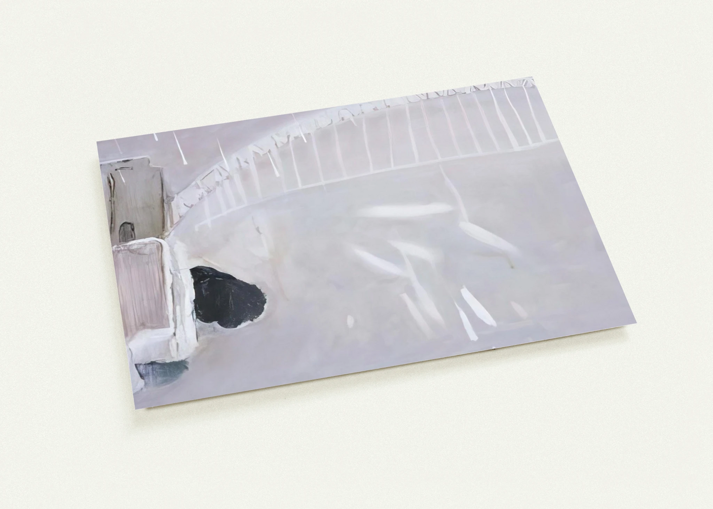Lavender Bay in the Rain - Neo-Expressionism By Brett Whiteley Pack of 10 Post Cards | Brett Whiteley Post Cards | A6 (10.5 x 14.8 cm) - 4.1 x 5.8 inches