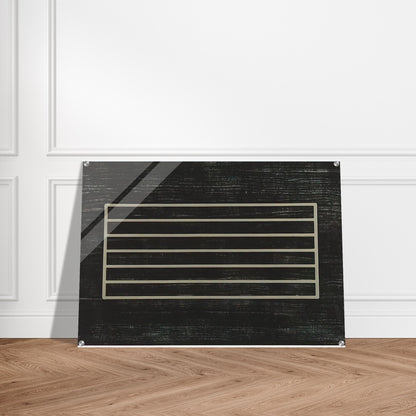 Untitled - Minimalism - Donald Judd Acrylic Print - 70x100 cm / 28x40″ inches
