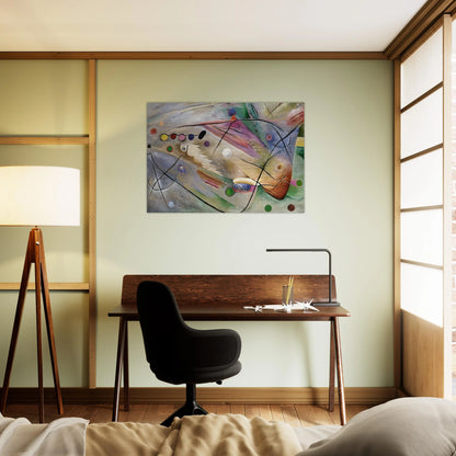 LINES 1922 - Rudolf Bauer Brushed Aluminum Print - 70x100 cm / 28x40 inches | Rudolf Bauer Aluminum Print | Rudolf Bauer Prints