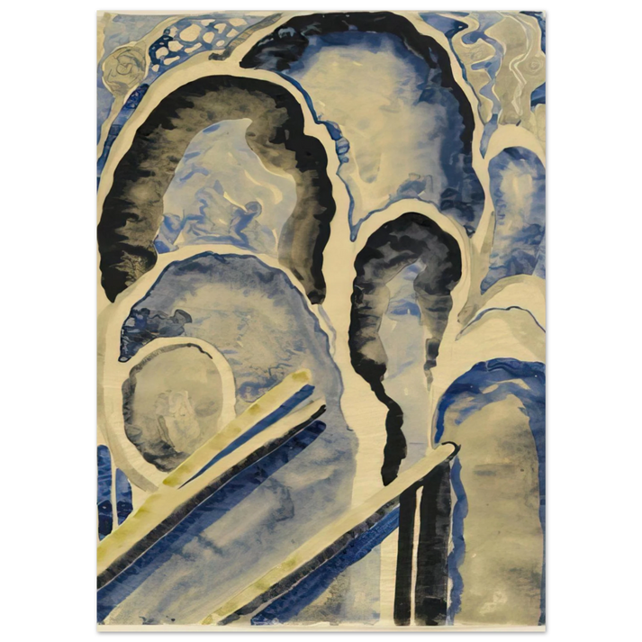 Georgia O'Keeffe - Blue-01 Fine Art Poster
