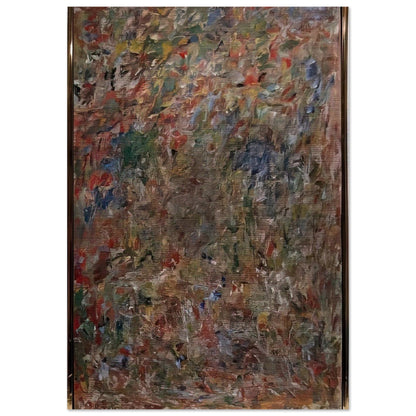ABSTRACTION 1963 - Milton Resnick Brushed Aluminum Print - 70x100 cm / 28x40 inches | Milton Resnick Aluminum Print | Milton Resnick Prints