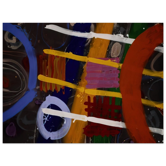 Albert Irvin - Buchanan - 1987  75x100 cm / 30x40inches Fine Art Poster