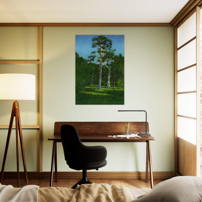 Pine - Arkhyp Kuindzhi Brushed Aluminum Print - 70x100 cm / 28x40 inches | Arkhyp Kuindzhi Aluminum Print | Arkhyp Kuindzhi Prints