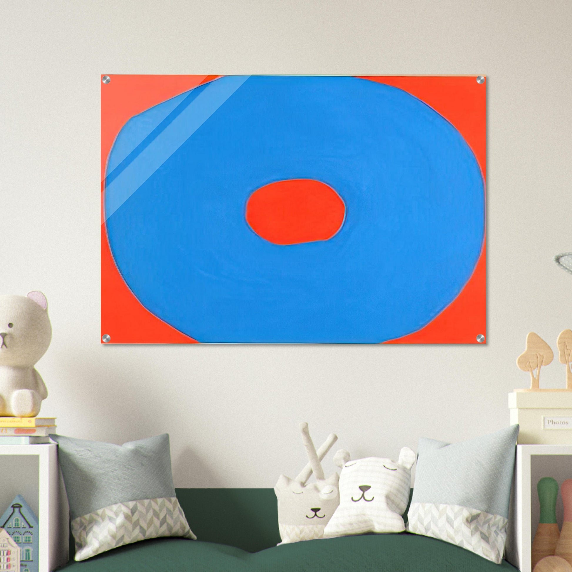 Circle - 1971 - Jiro Yoshihara Acrylic Print - 70x100 cm / 28x40″ inches