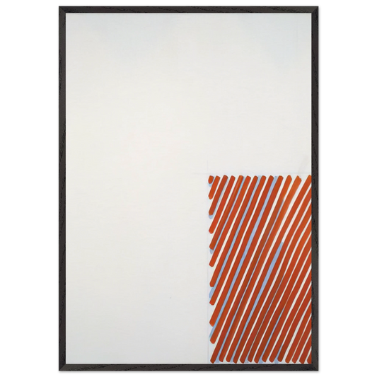 76-77-C-1475x140 - 1977 - Martin Barre 70x100 cm / 28x40 inches Framed Art Print – Black Wooden Frame