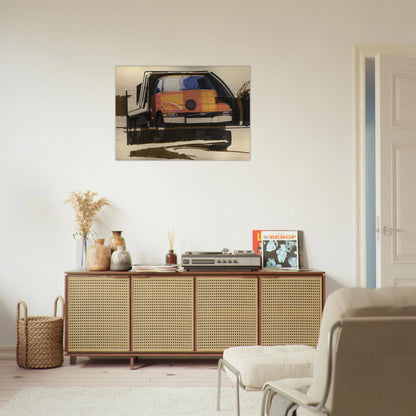 Syd Mead - Syd Mead Brushed Aluminum Print - 70x100 cm / 28x40 inches | Syd Mead Aluminum Print | Syd Mead Prints