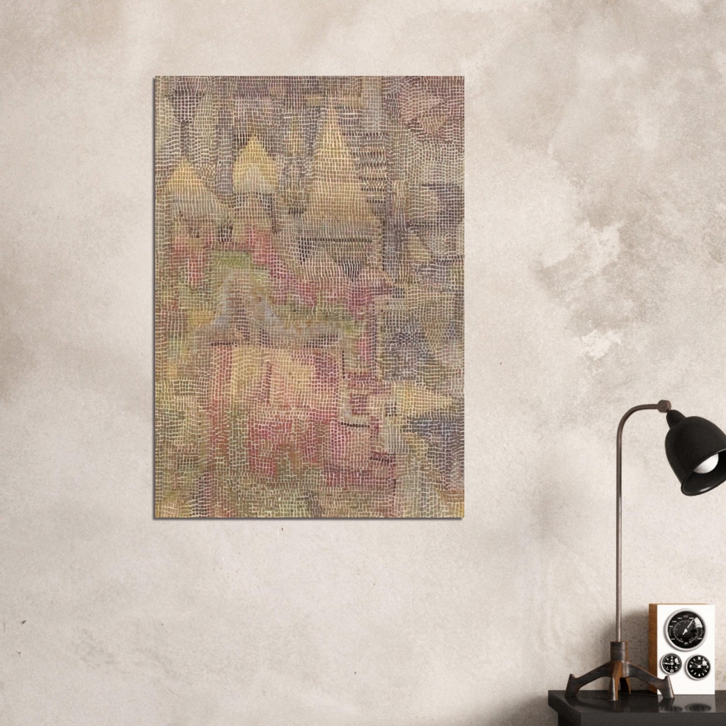 CASTLE GARDEN 1931 - Paul Klee Brushed Aluminum Print - 70x100 cm / 28x40 inches | Paul Klee Aluminum Print | Paul Klee Prints