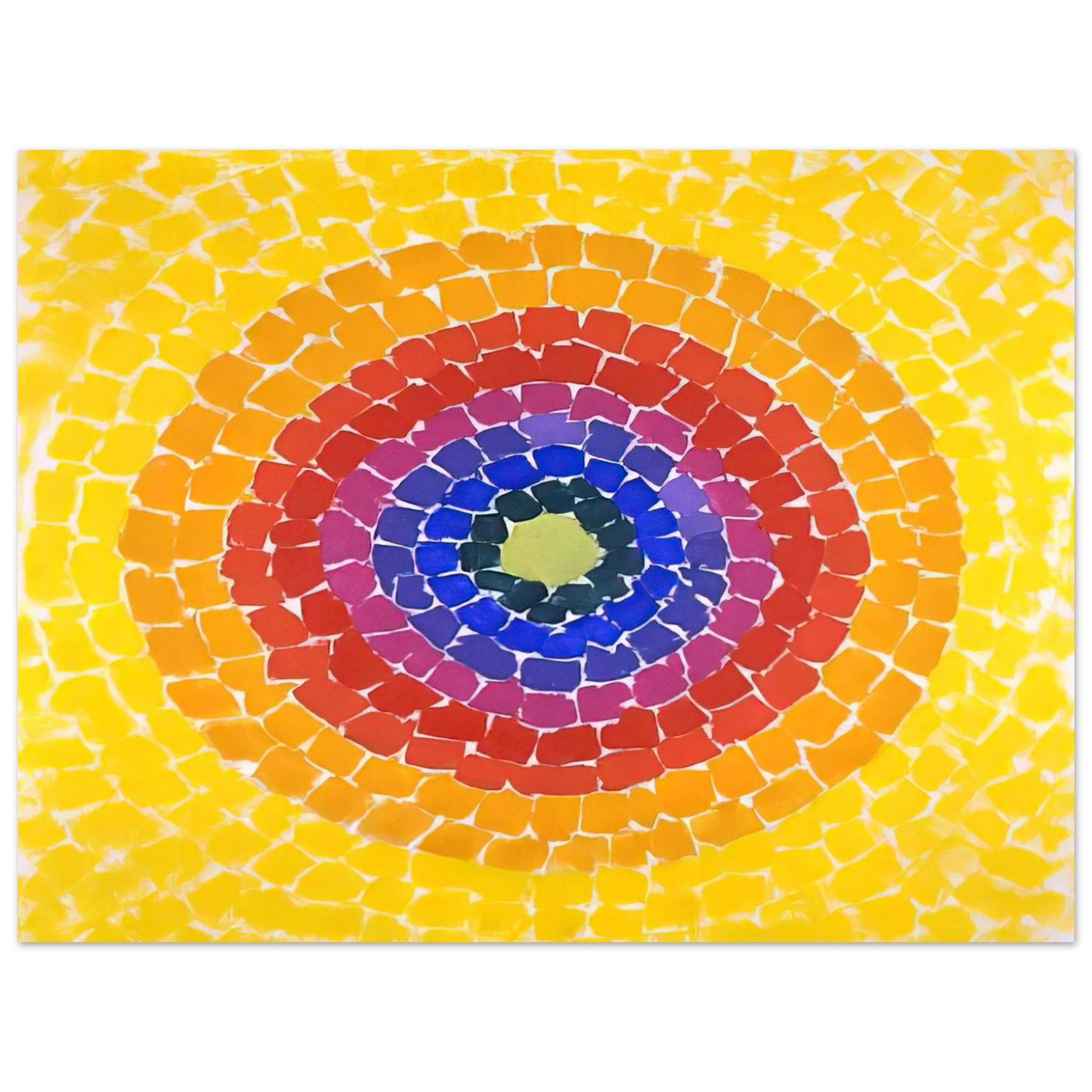 Alma Woodsey Thomas - RESSURECTION 1966  75x100 cm / 30x40inches Fine Art Poster