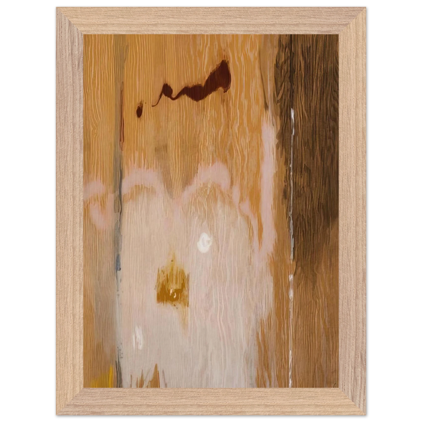 Helen Frankenthaler - Tales of Genji VI - 1998 Wall art - 60x80 cm / 24x32 inches - Premium Wooden Framed Poster With Fine Art Paper-canvas - Black frame