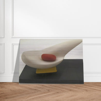 MOTHER AND EGG 1947 - Kurt Schwitters Brushed Aluminum Print - 70x100 cm / 28x40 inches | Kurt Schwitters Aluminum Print | Kurt Schwitters Prints